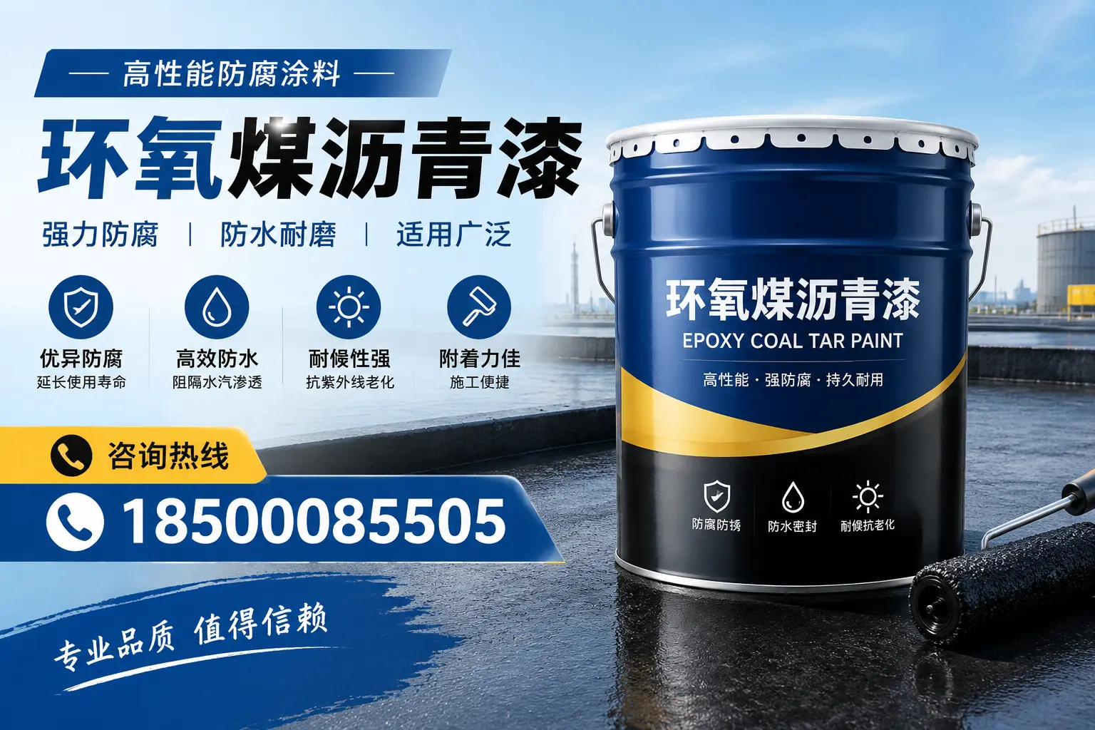 环氧煤沥青漆的主要成分与功能,来宾用户深度了解